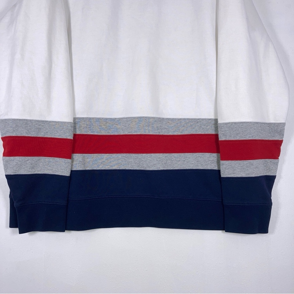Polo Ralph Lauren Pullover Hoodie Big Logo Front 1967 XLT Red Navy White - Picture 14 of 15